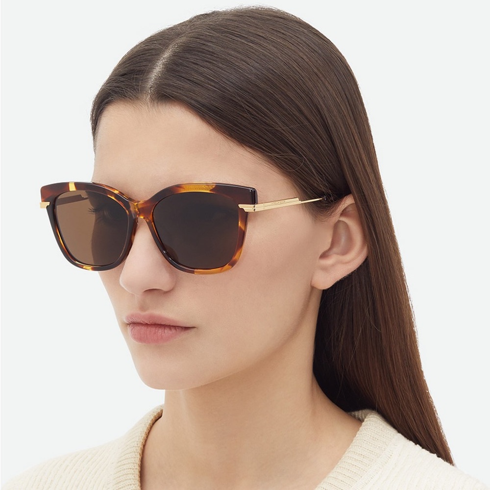 Bottega Veneta Tortoise Shell Sunglasses